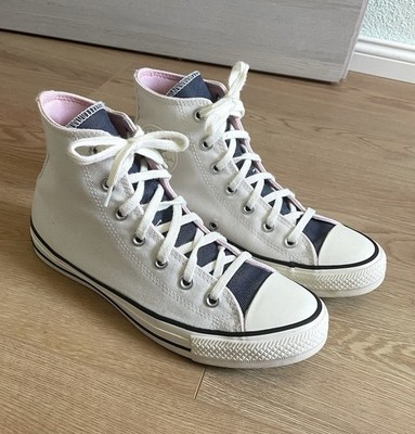 Converse Chuck Taylor All Star High Top Sneaker Beige/Blau Unisex Größe 39