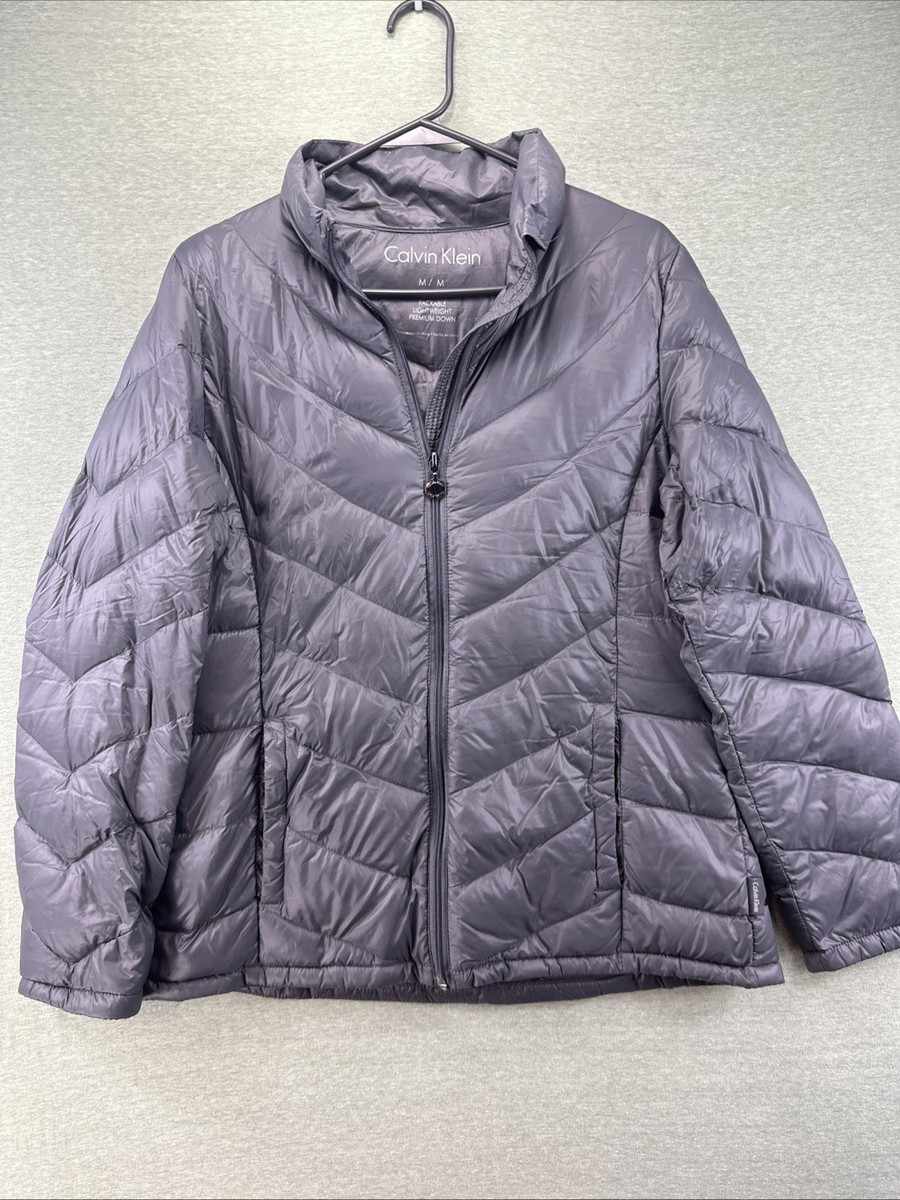 Calvin Klein Packable Lightweight Premium Duck Down Jacket Womens