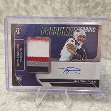 2024 Panini Certified Freshman Fabric Blue Mirror Signatures Ja'Lynn Polk /50