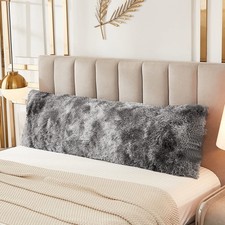 Faux Fur Fluffy Body Pillow Cover Luxury Shaggy Plush Decorative Body Pillowc...