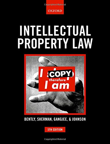 Intellectual Property Law - Bently, Lionel