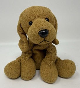Russ Rusty Puppy Dog Bean Bag Plush Stuffed Animal Soft Toy Chamois 5” *READ*
