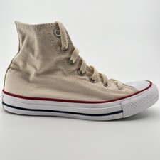 Converse Chuck Taylor All Star Hi Womens Size 7 Ivory Athletic Shoes Sneakers