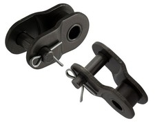 KMC CHAIN CON LINK 1/2X3/16 OFFSET-1/2 LINK 415H-OL IN BLACK SOLD BY PAIR