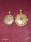 Two 6 Size Pocket Hunter Case watches Elgin Grade 117 & Trenton Grade 50 Running