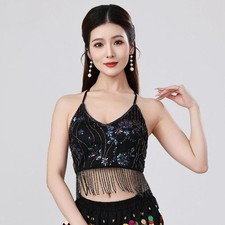 Bauchtanz-Partykostüm Mit Quasten-Crop-Top, ...
