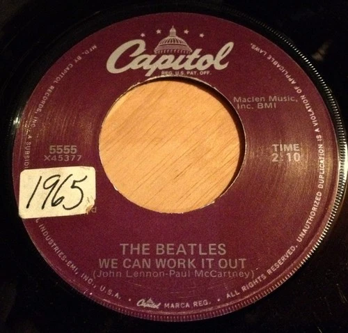 Beatles 45 We Can Work It Out / Day Tripper  reissue