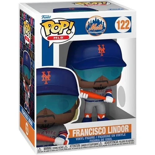 Funko POP! Francisco Lindor MLB New York Mets Figure 122 + Protector