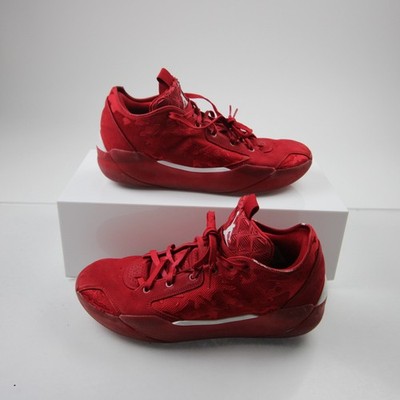  Air Jordan Basketball Shoe Men's Red Used 13