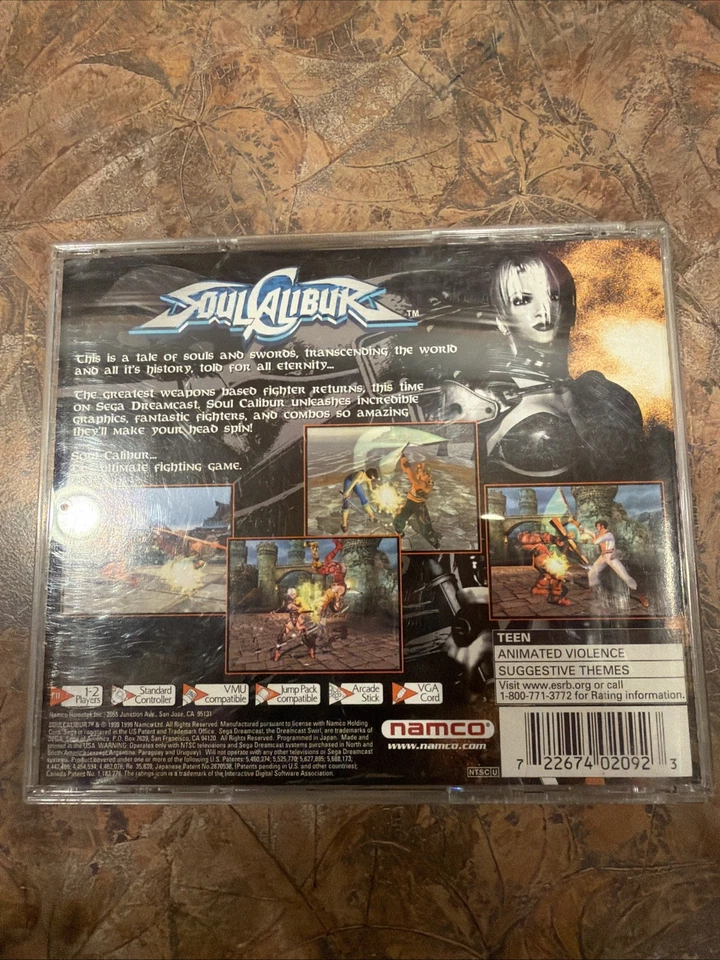 Soul Calibur (Sega DreamCast) Completo En Caja - Probado - Auténtico Foto 2 de 4