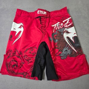 Venum Fightwear Training Shorts 33 Martial Arts MMA Combat The Dragons Red