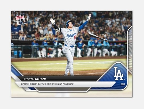 Shohei Ohtani PR 9182 MLB LA Dodgers 2025 Topps NOW #160 9th Inning Comeback NM