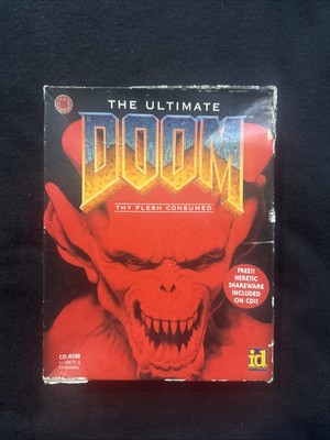 The Ultimate Doom Thy Flesh Consumed PC CD-ROM Spiel 1993 Edition