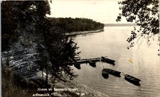 Beecher's Resort, Annondale, Minnesota RPPC (1947)