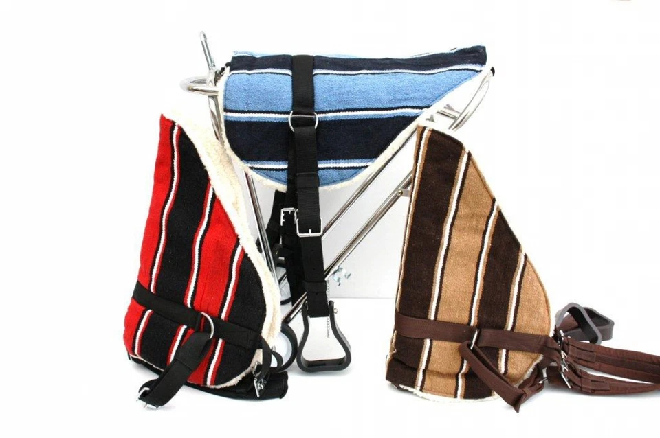 MARKENLOS Bareback Pad Navajo beige/braun Reitkissen Reitpad Barebackpad