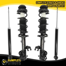 Front Complete Struts & Rear Shock Absorbers for 2012-2020 Nissan Versa