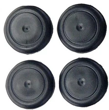 (Pack of 04) BPFE-31 MM (1-1/4") Rubber Ergonomic Caplugs - Flush Type Heads | H