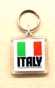 Vintage Italy The Old Country Busch Gardens Williamsburg Virginia Keychain