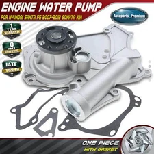 New Engine Water Pump w/ Gasket for Hyundai Santa Fe Azera Kia Sedona Sorento