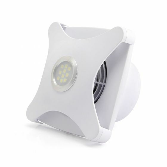 bathroom extractor with led light