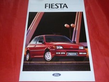 FORD Fiesta Typ GFJ C CLX Calypso S XR2i Prospekt Brochure Depliant von 1/1992