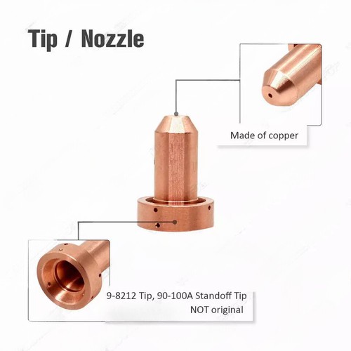 Lot De 40 électrodes + Embouts Plasma Pour Torche Dynamique Thermique SL60/100 - 100A - Réf. 9-8215/9-8212
