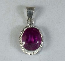 Ceylon Padparadscha Pink Sapphire 7.20 Ct Natural Oval Gemstone Pendant SEE VDO