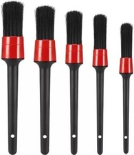 Car Detailing Brush Set Soft Brushes Interior Wheel Valet Pro Cleaning Kit 5PC