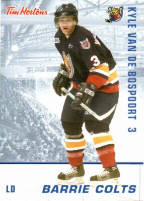 Kyle van de Bospoort 2005-06 Barrie Colts