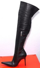 MARIA TUCCI - High Heels Overknee aus Leder - gebraucht