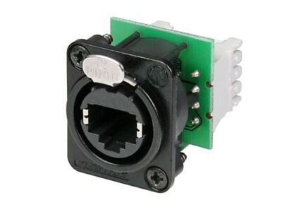 Neutrik NE8FDV-Y110-B. etherCON Cat. Female socket