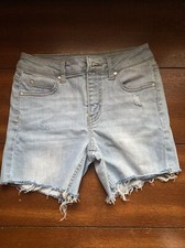 RSQ Girls Light Blue Denim Shorts Size 8