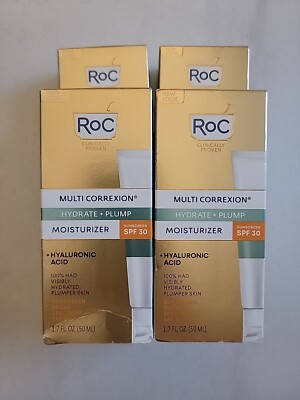 RoC Multi Correxion Hydrate + Plump Moisturizer SPF 30 (1.7oz/50ml) New In Box