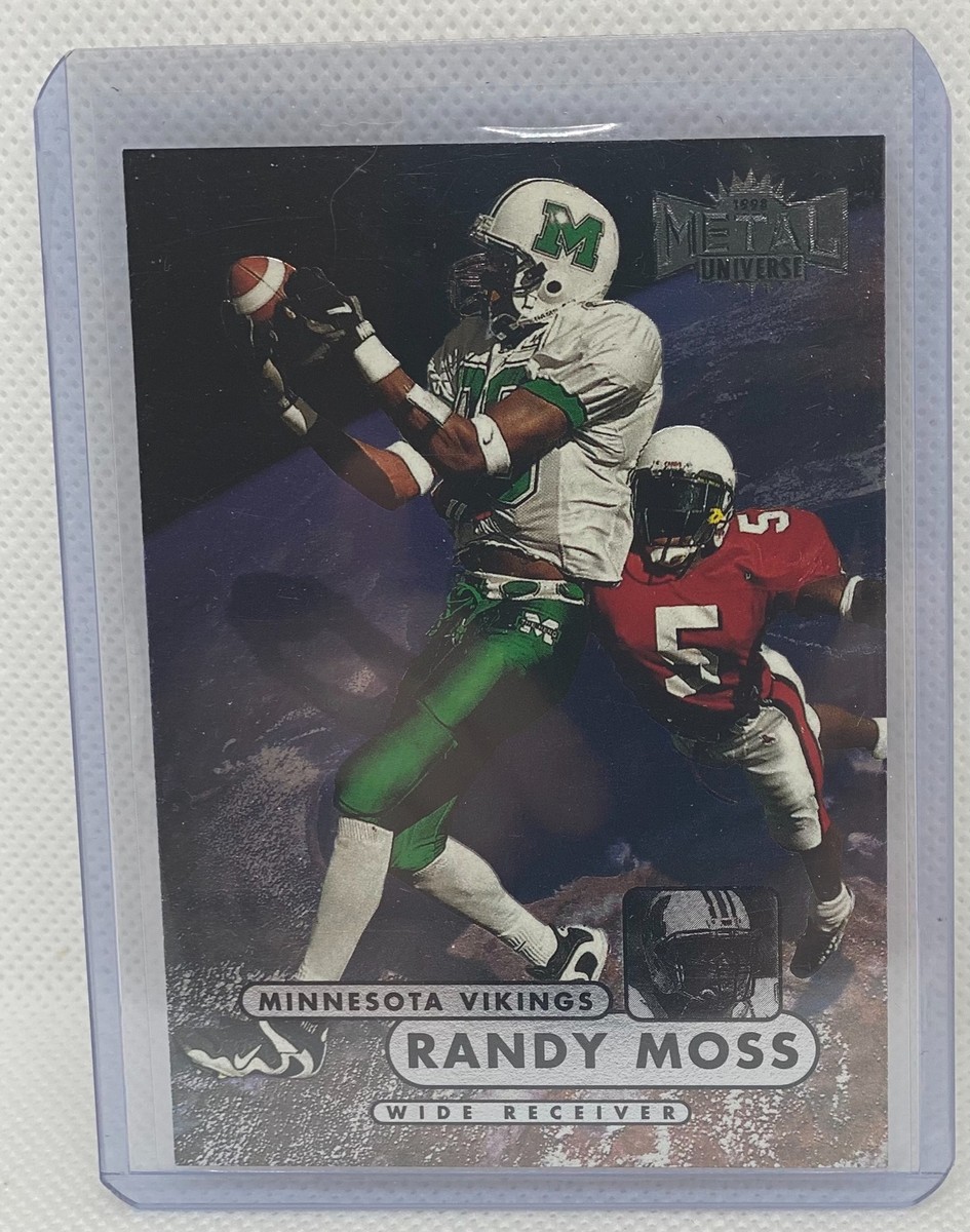 RANDY MOSS 1998 SKYBOX METAL UNIVERSE TRUE ROOKIE RC #190 | eBay