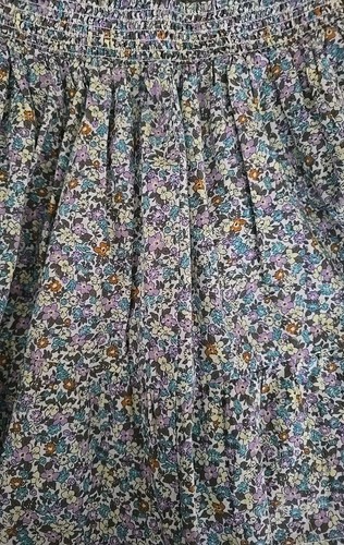 Osh Kosh ~ Girls Size 12 ~ Multicolor Floral Skirt ~ Elastic Waist ~ 100% Cotton - Picture 3 of 8
