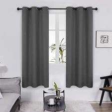 Blackout Grommet Curtains -Heat Blocking Curtains, Noise-Reducing, Sustainable &