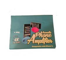 ACOUSTIC PHONE AMPLIFIER - COMPATIBLE WITH IPHONE 4 - 4 X THE SOUND BY VIBE