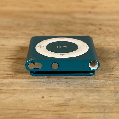 Apple iPod Shuffle A1373 4th Generation Blue 2 GB Portable MP3