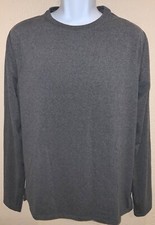 All In Motion Mens GREY Long Sleeve Athletic Shirt wicking stretch Q-Dry