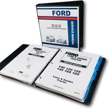 Service Manual Parts Catalog Set For Ford Lgt 145 165 195 Lawn Garden Tractor