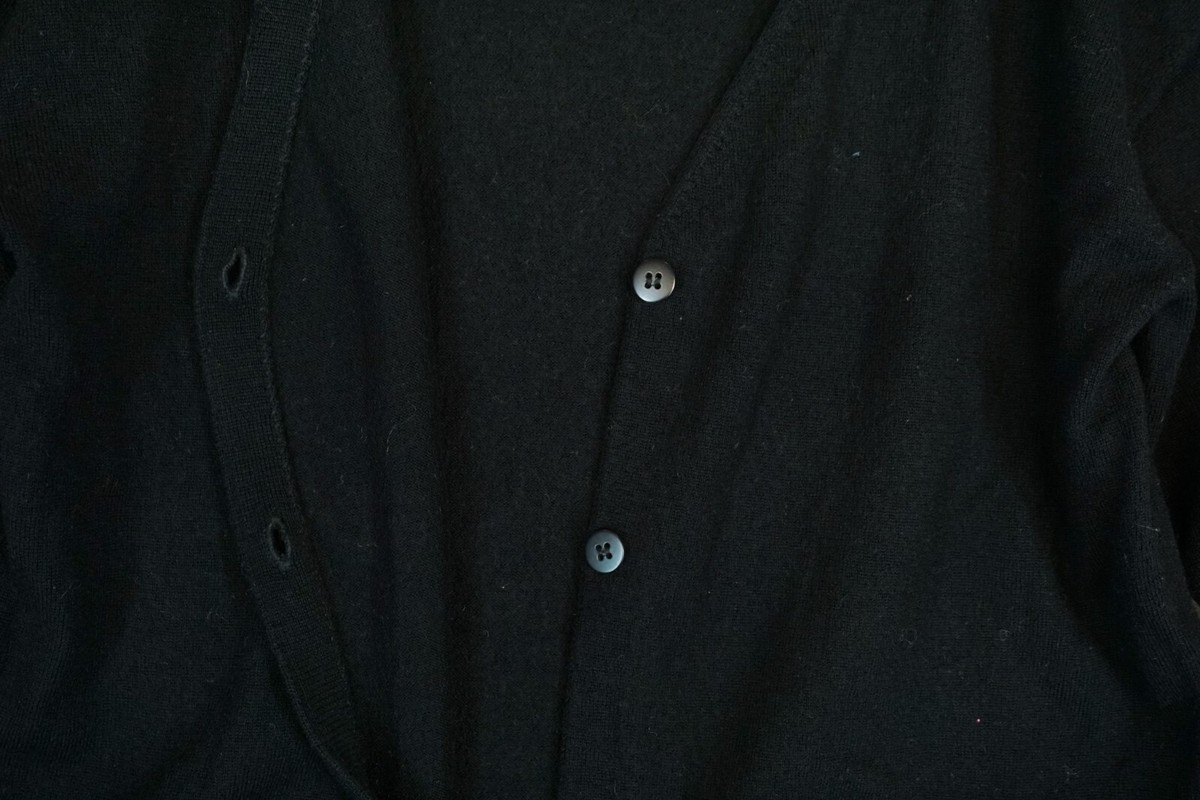 新品タグ 未着 マリメッコ PIHTA SOLID KNIT CARDIGAN Marimekko Pihta Solid Black Cotton Cotton Cardigan Size L | eBay