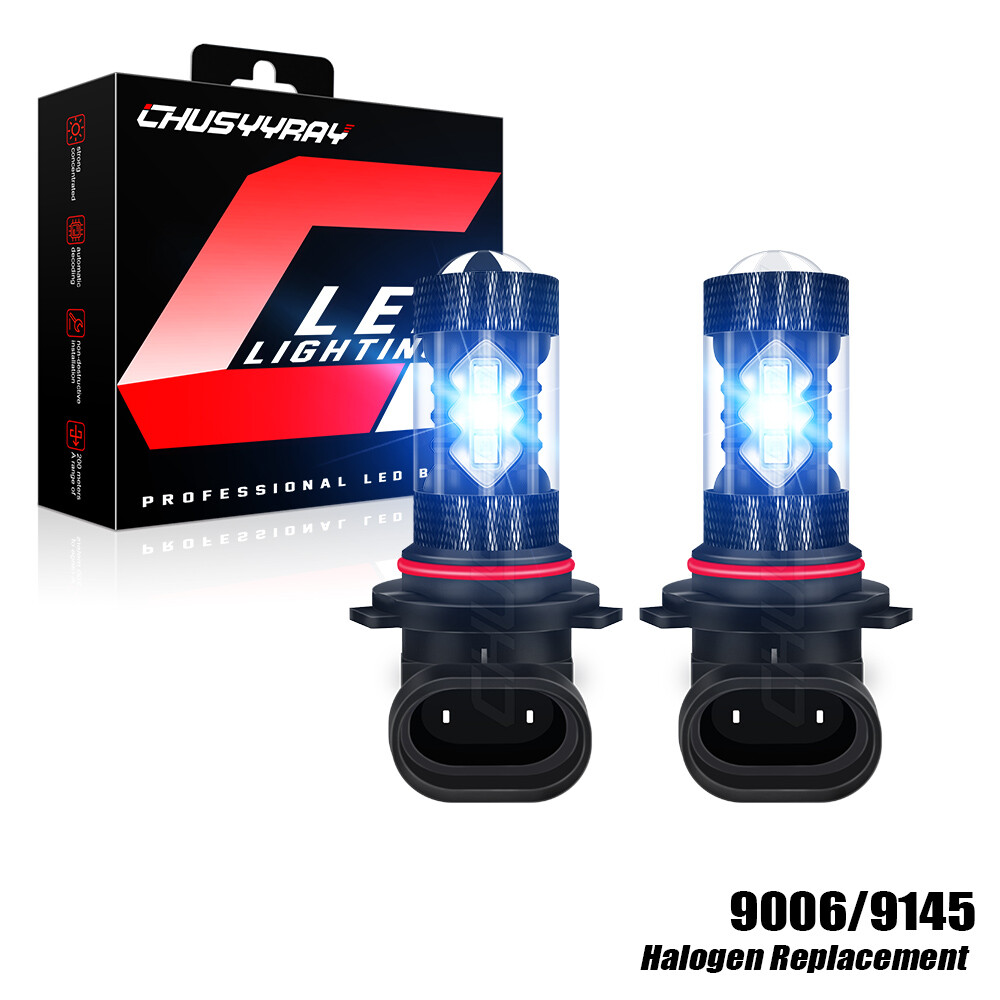 9006 HB4 Ice Blue LED Fog Light Bulbs For BMW E34 E46 E39 E60 E63
