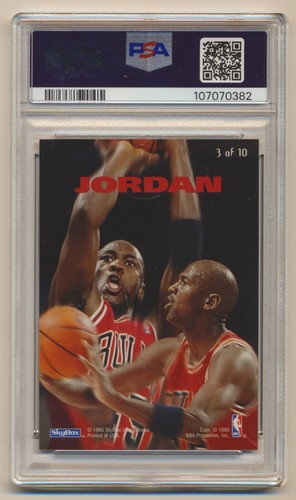 1994 Skybox Emotion N-Tense PSA 9 Gold Michael Jordan #3 MINT Condition!! - Picture 2 of 2