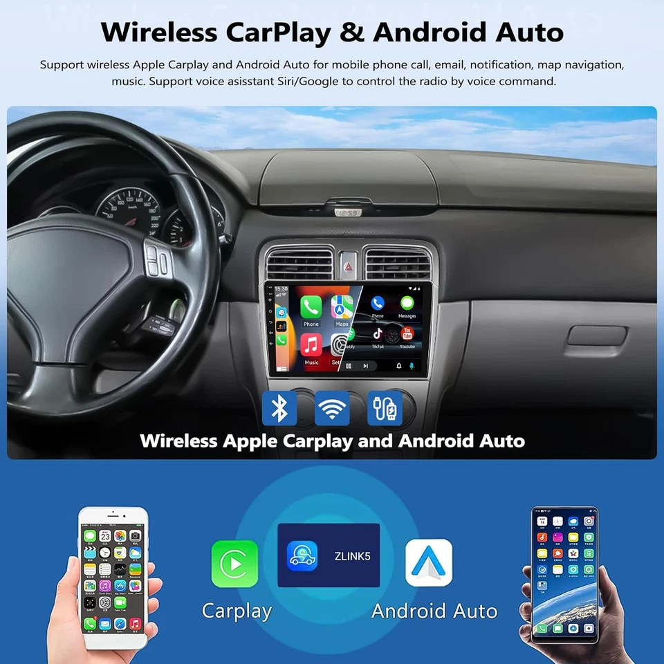 Car Play Autoradio Für Subaru Forester 2003-2008 Android 14.0 Navigation GPS DSP - Bild 4 von 4