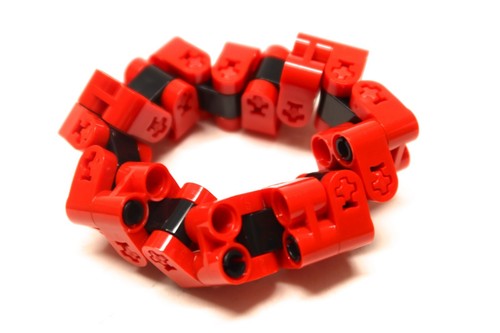 Handschmeichler Puzzle rot & schwarz Version MOC* aus Lego® Steinen [Limitierte Auflage - Bild 4 von 4