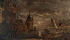 Scuola fiamminga di fine Settecento - Paesaggio