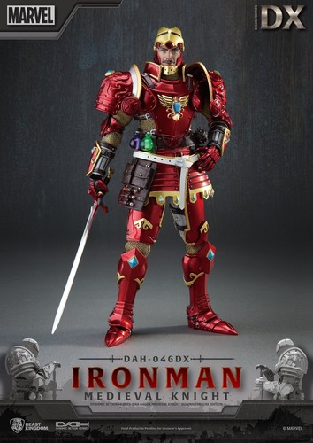 Cavaliere medievale Iron Man DAH-046DX Modellino dinamico 8 azioni - Foto 8 di 9