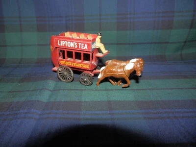Vintage Lesney Lipton's Tea horse drawn vehicle - Image 1 of 4