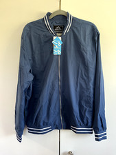 Men's Casual Bomber Jacket Thin Lightweight Full Zip Baseball Coats Outwear XL