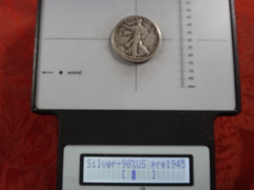 1923-S United States 90% Silver Walking Liberty Half Dollar 50c Coin - Picture 3 of 3
